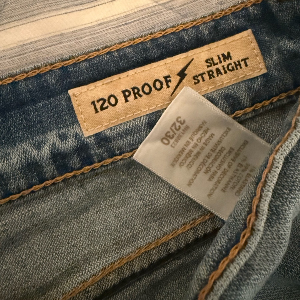 120 Proof Slim Straight Jeans
